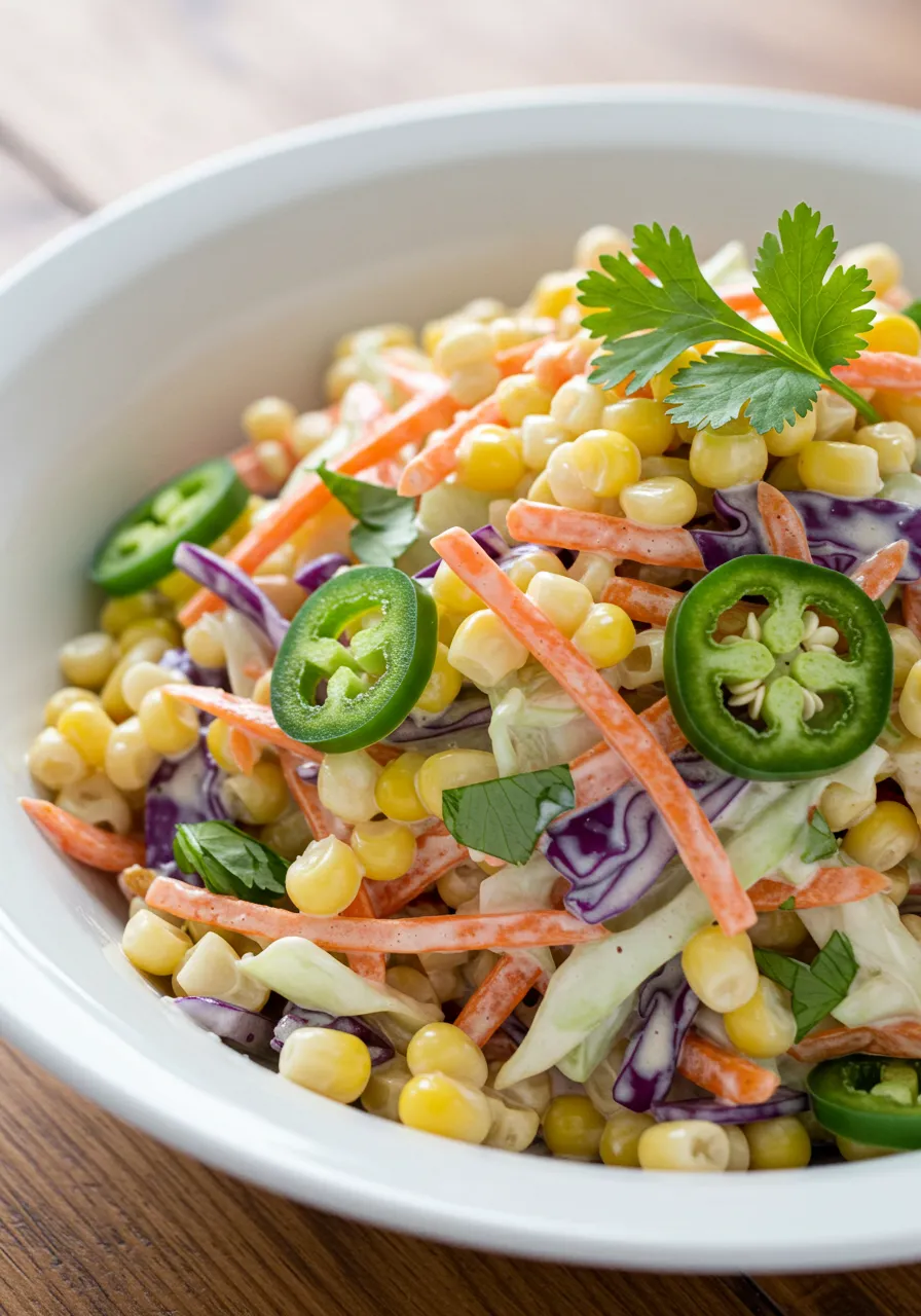 Jalapeño Corn Slaw Delight